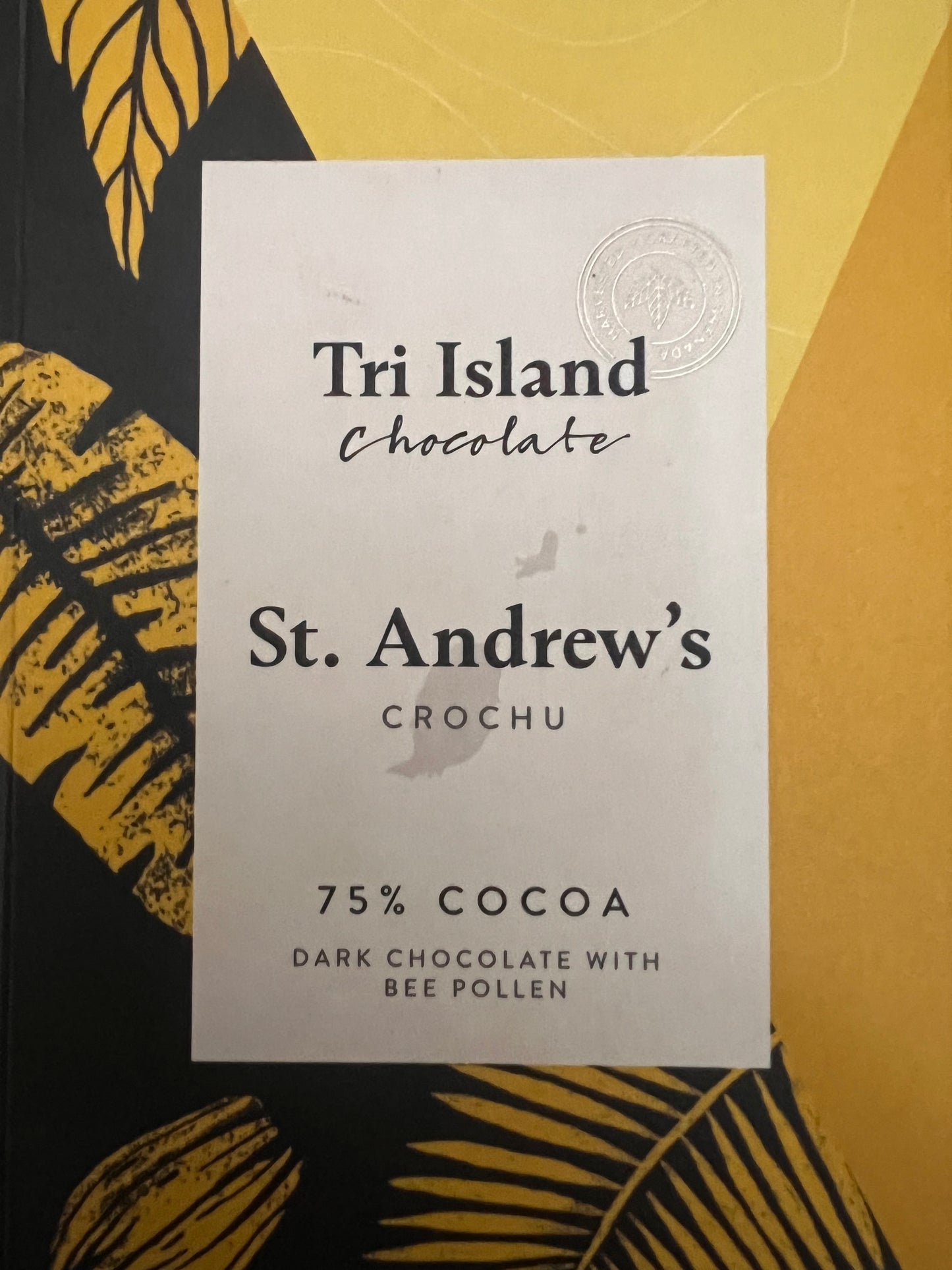 75% Bee Pollen Tri-Island Chocolate