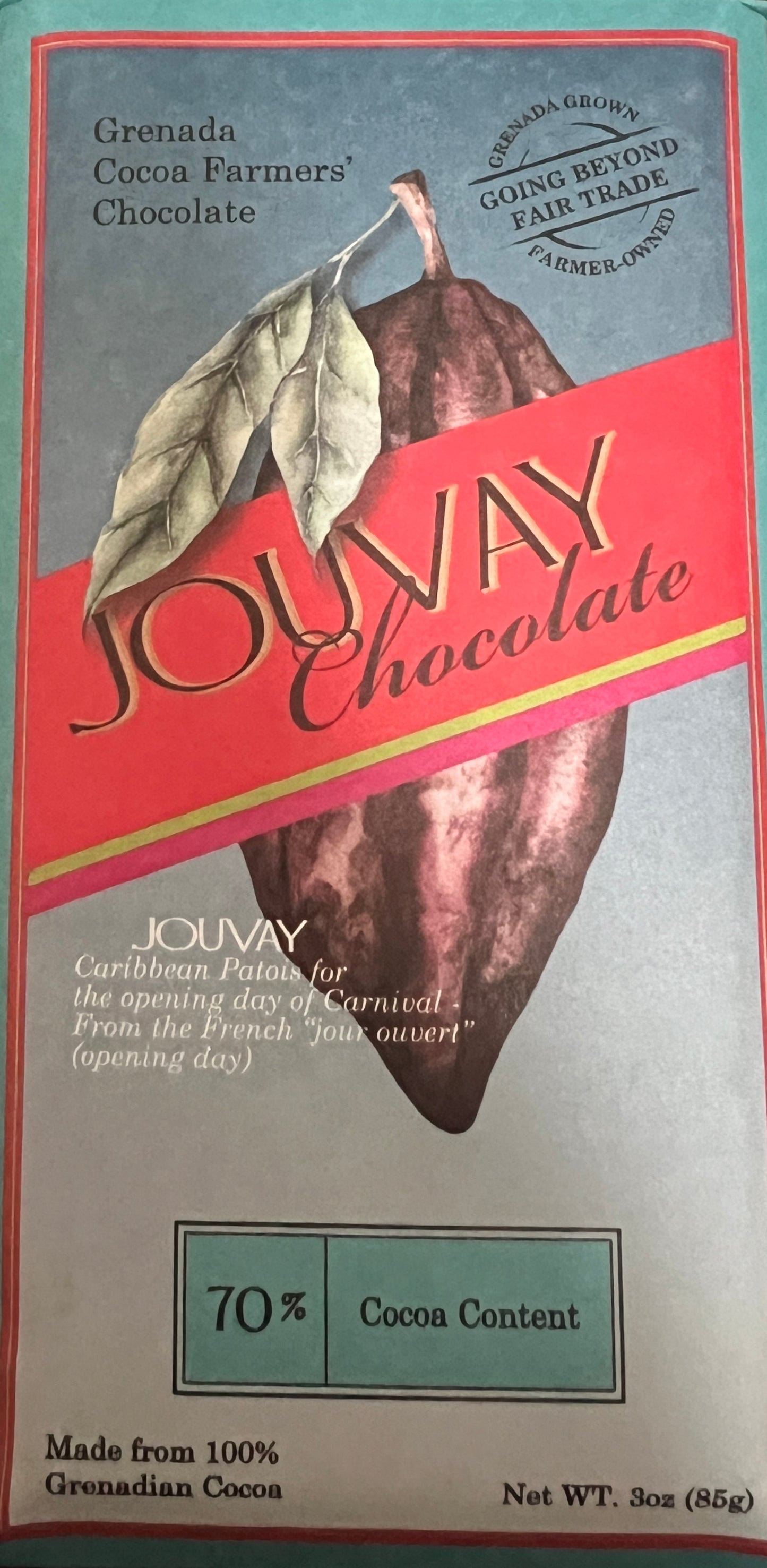 70% Dark & Smooth Chocolate Jouvay Chocolate