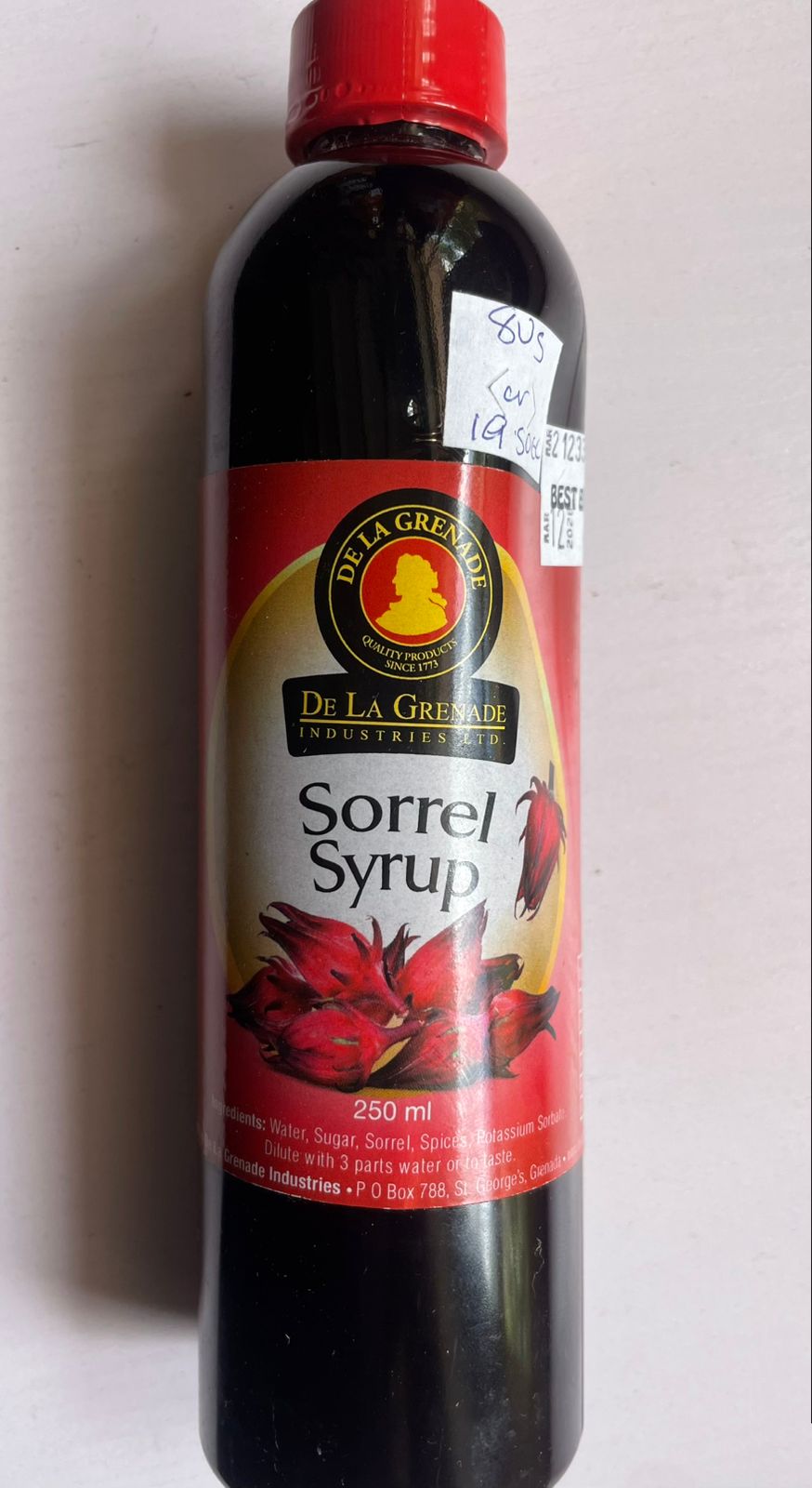 De La Grenade Sorrel Syrup (50 ml)