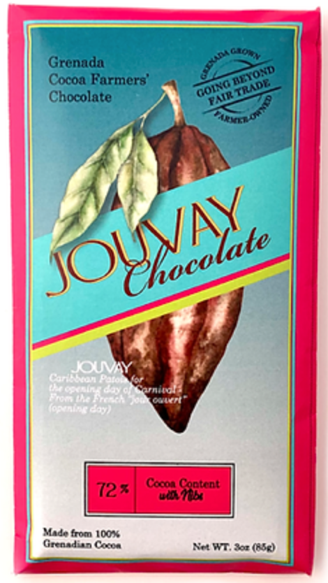 60% Dark Chocolate Nibs Jouvay Chocolate