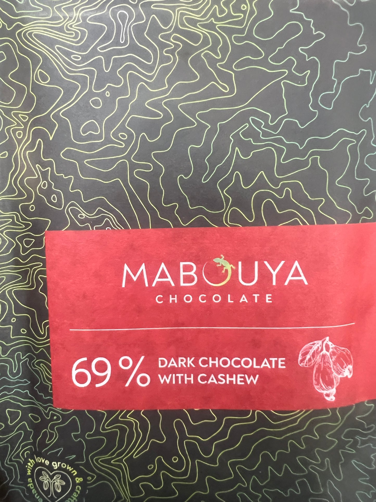 Mabouya Chocolate 69% Cashew Nuts