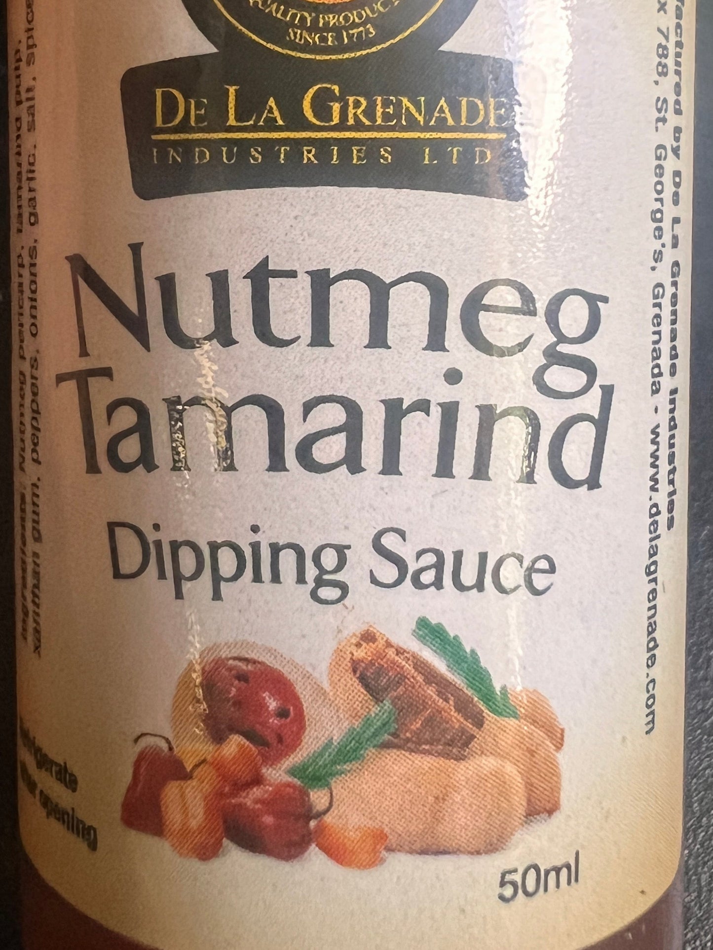 Nutmeg Tamarind Dipping Sauce De La Grenada 50 ml