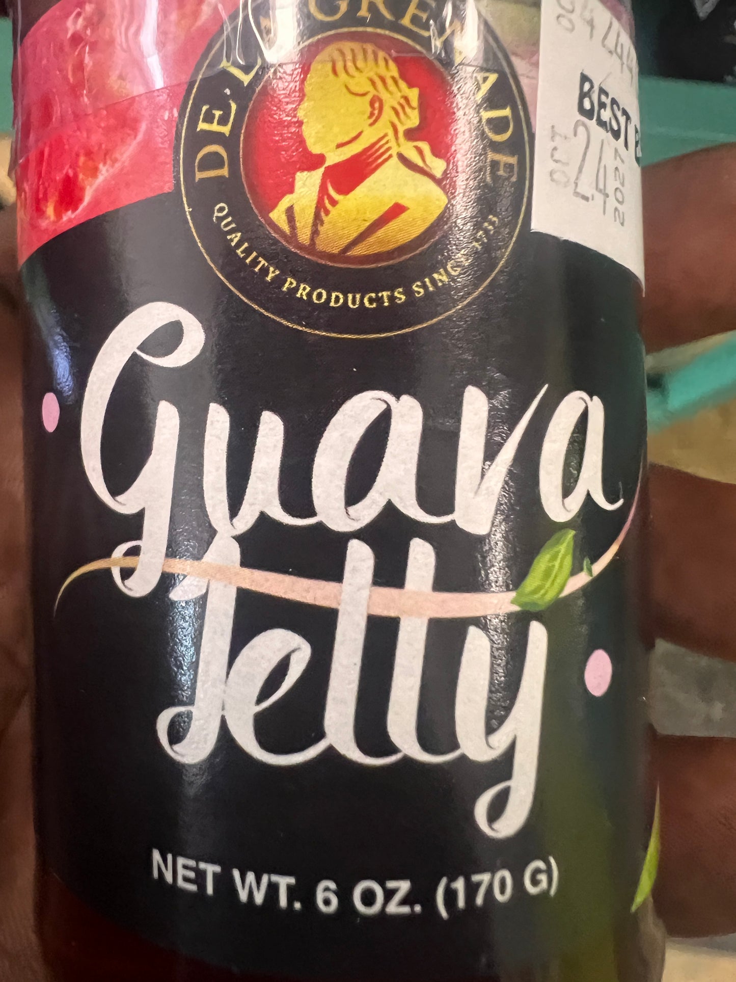 Guava Jelly Medium 6 oz De La Grenade