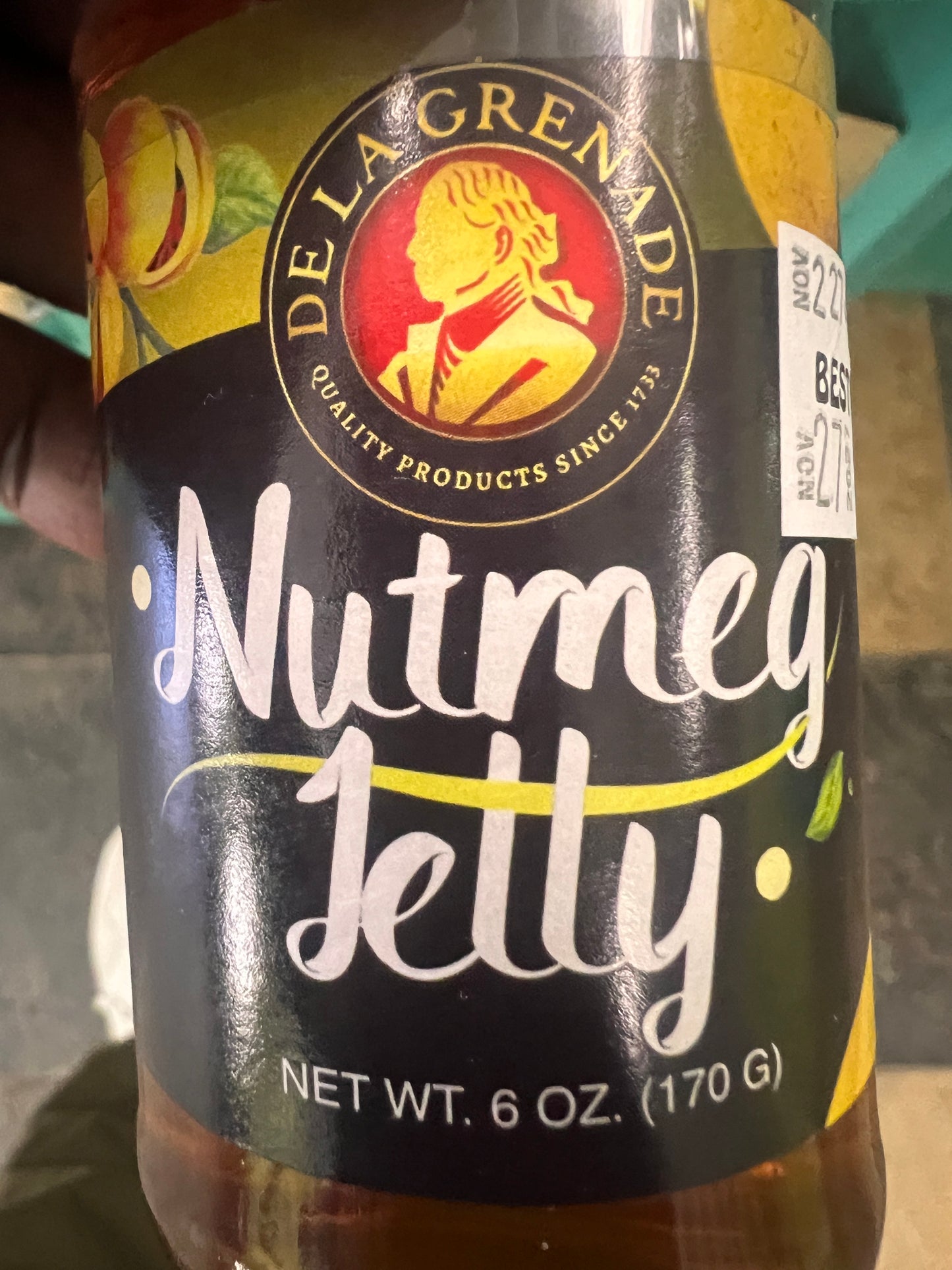 Nutmeg Jelly 6 oz De La Grenade