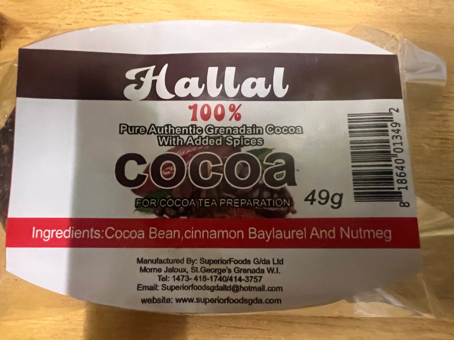 Hallal Cocoa Tea