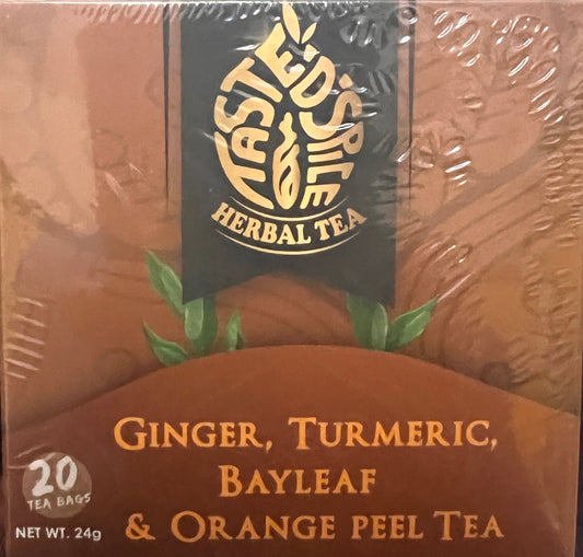 Taste D Spice tea (Ginger,Turmeric,Bayleaf, Orange Peel)