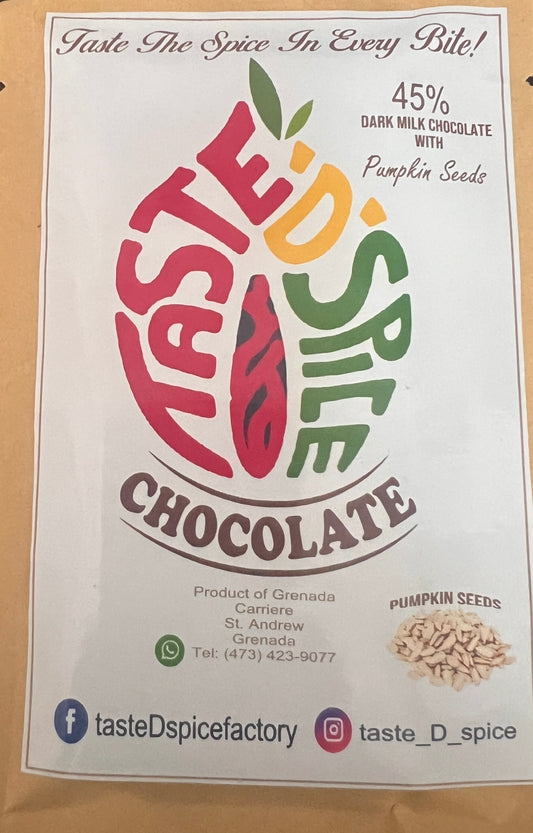 65% Dark Milk Pumpkin Taste The Spice Chocolate