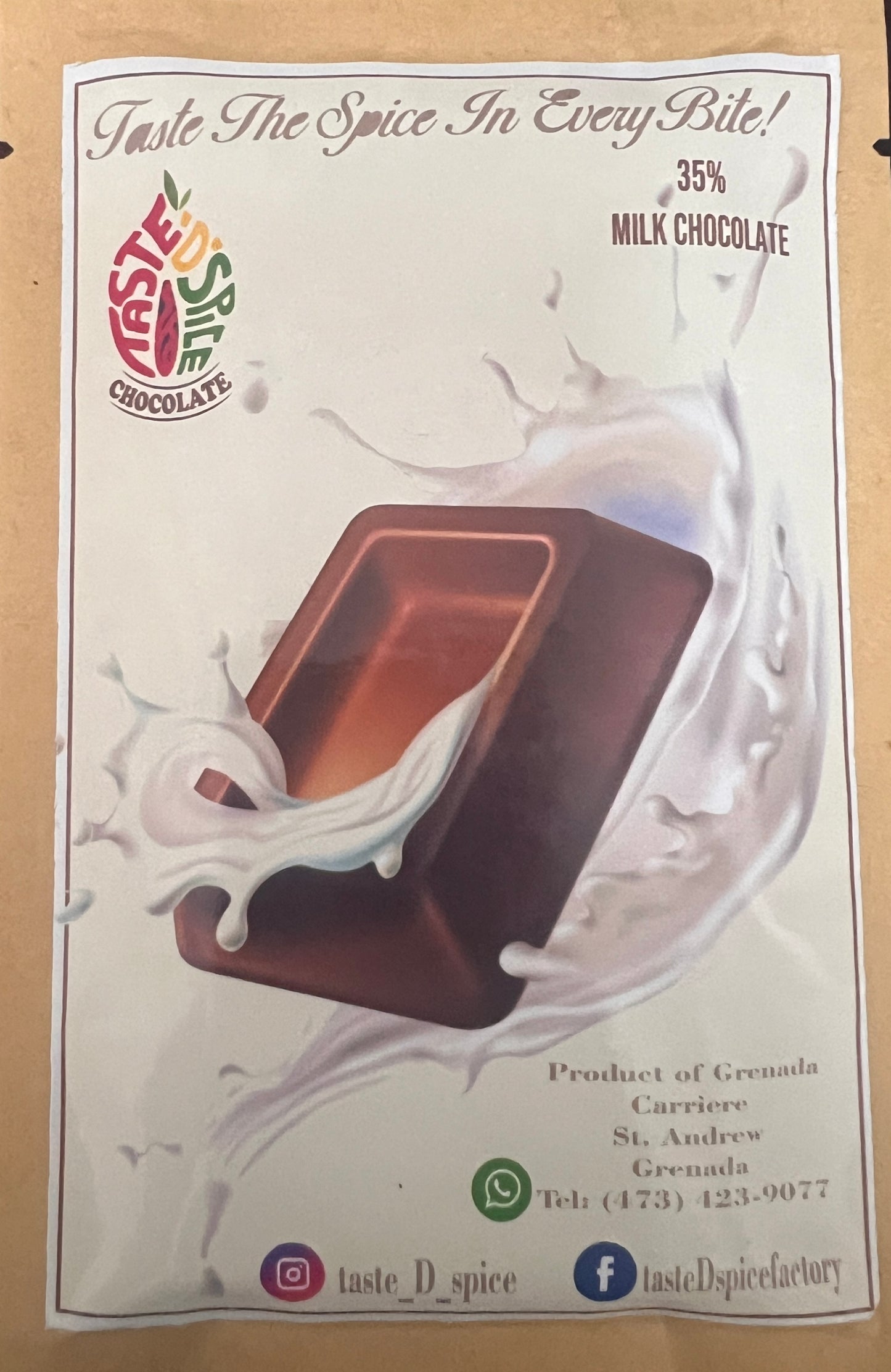 35% Milk Taste The Spice Chocolate