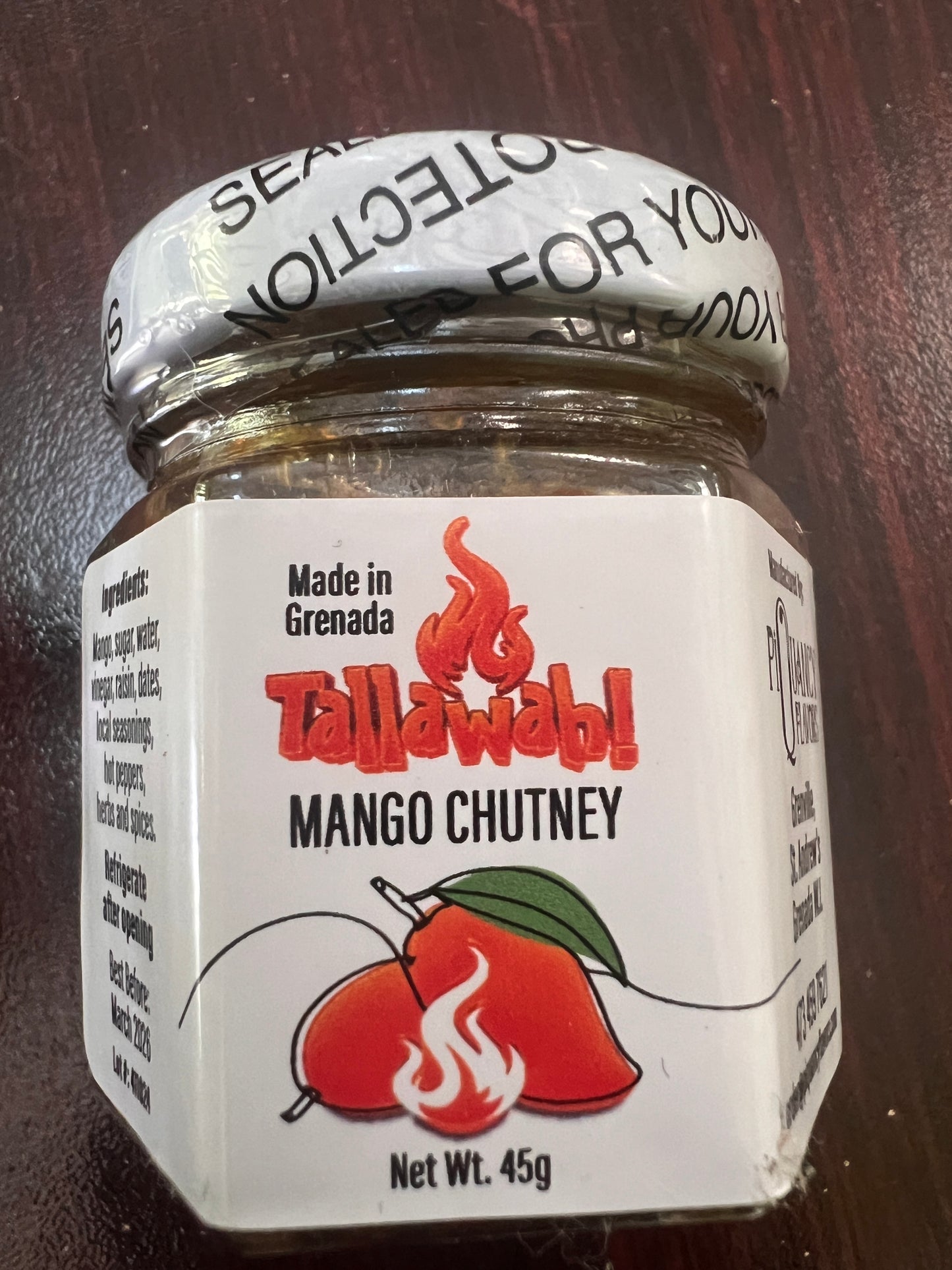Chutney - Hot / Tallawab (small jar)